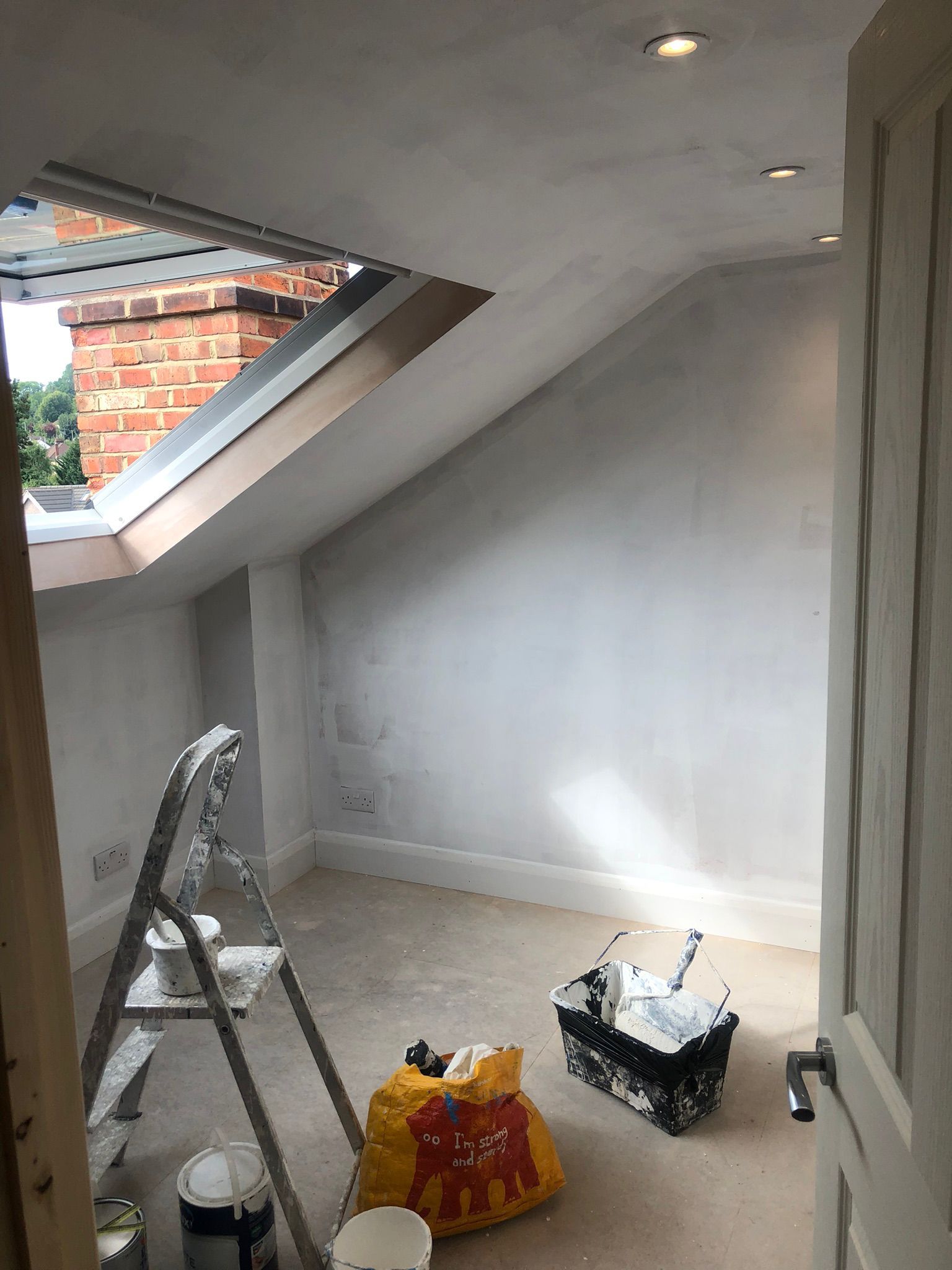 Before painting and decorating work in Surrey.